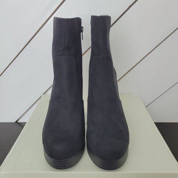 NWT Sun Stone Patriceef Womens Black Faux Suede High Heel Ankle Boots Size 10M - Picture 4 of 9